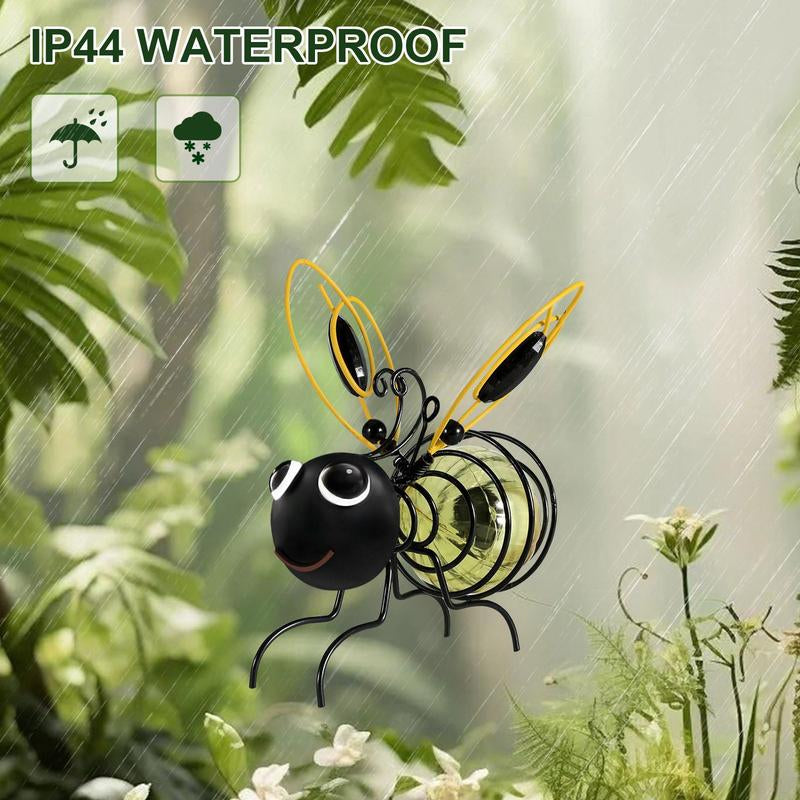 SolarGlow Hanging Bumblebee Garden Lamp