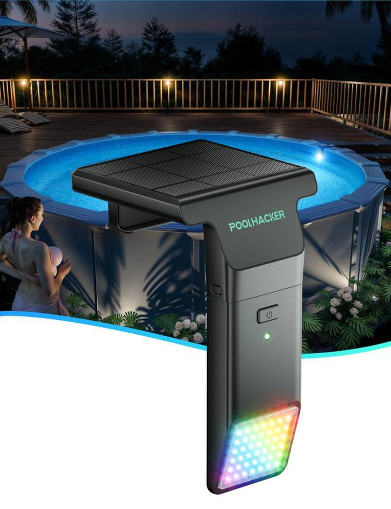 SolarGlow Poolside Light for Swimming Pools - Above Ground/In Ground