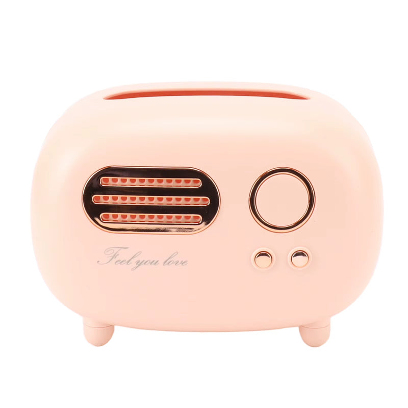 Vintage Nostalgia Radio Tissue Box