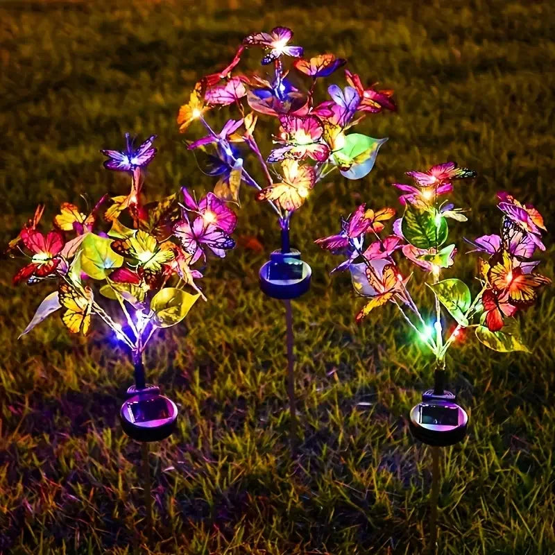 SolarGlow Butterfly Garden Lamp