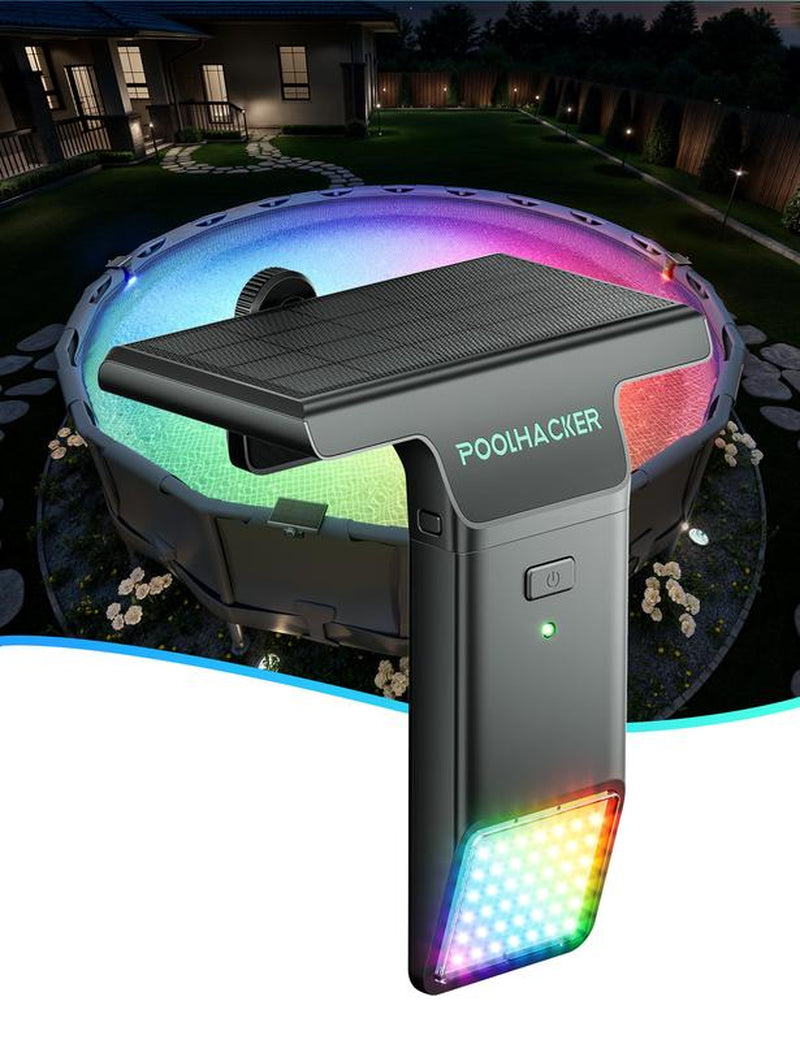 SolarGlow Poolside Light for Swimming Pools - Above Ground/In Ground