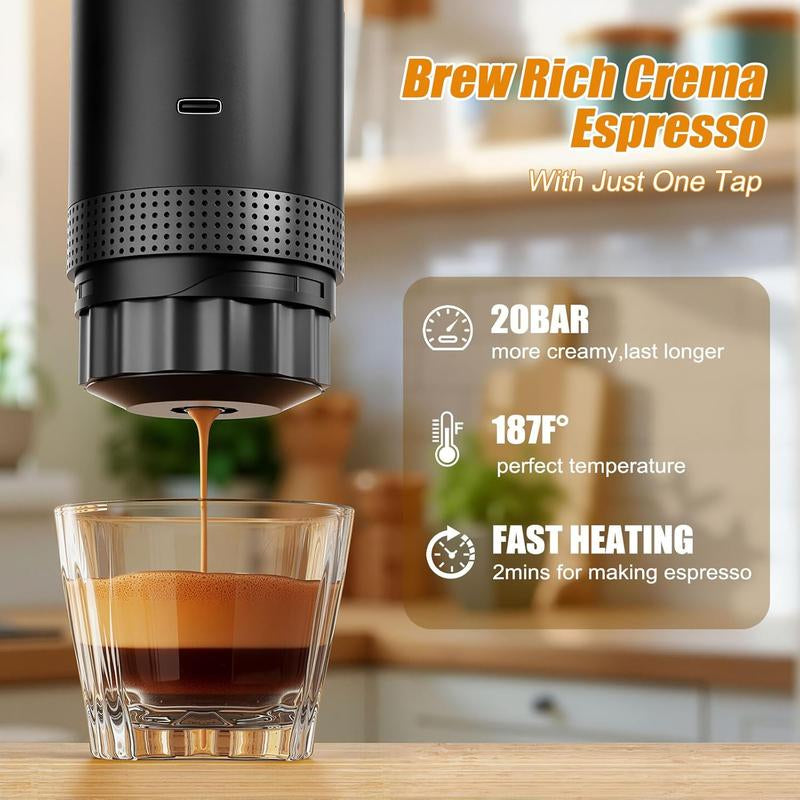 BrewMate GO Portable Electric Espresso Machine