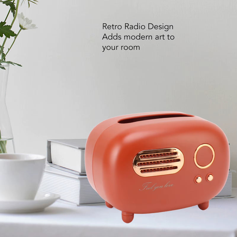Vintage Nostalgia Radio Tissue Box