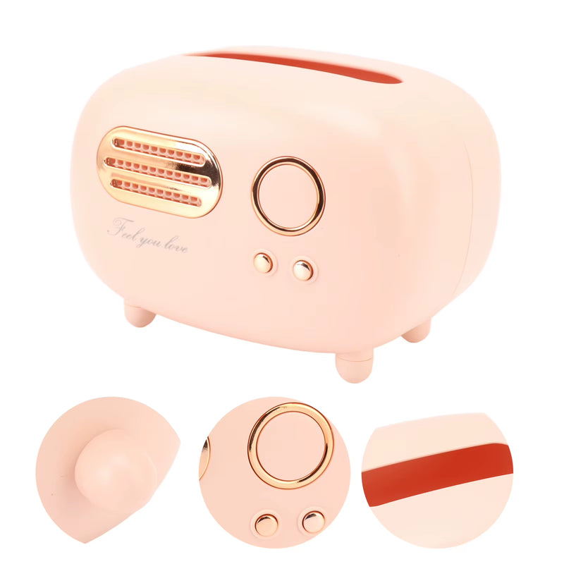 Vintage Nostalgia Radio Tissue Box
