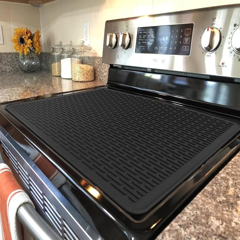 28" x 20" Ceramic Electric Stove Silicone Cover Mat