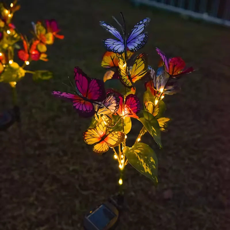 SolarGlow Butterfly Garden Lamp