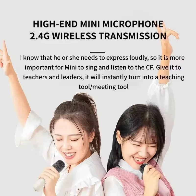 The EchoStar Wireless Karaoke Bluetooth Speaker W/ 2 Microphones