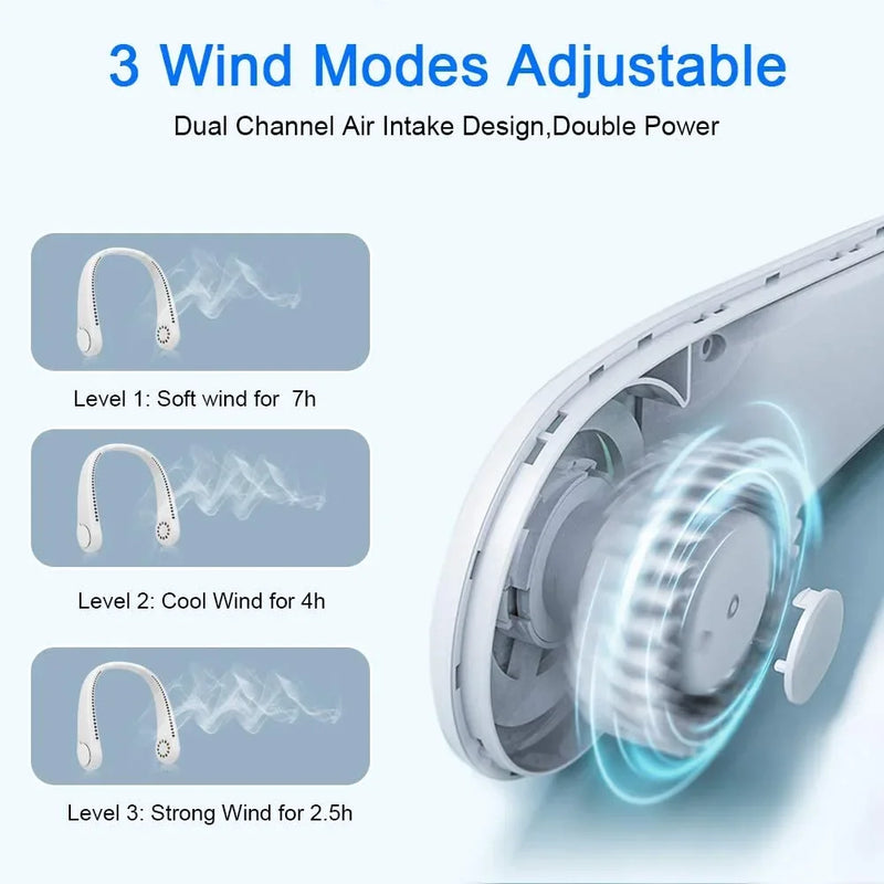 The AirWave Portable Neck Fan