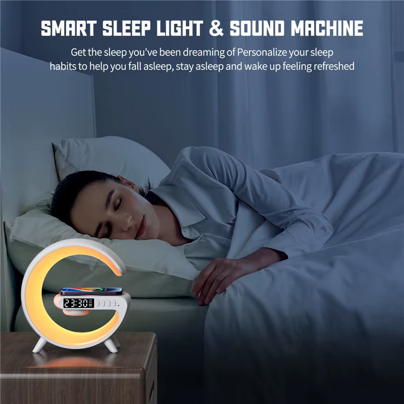 The Atmosphere iQ: G-Series LED Wireless Charger & Alarm Clock